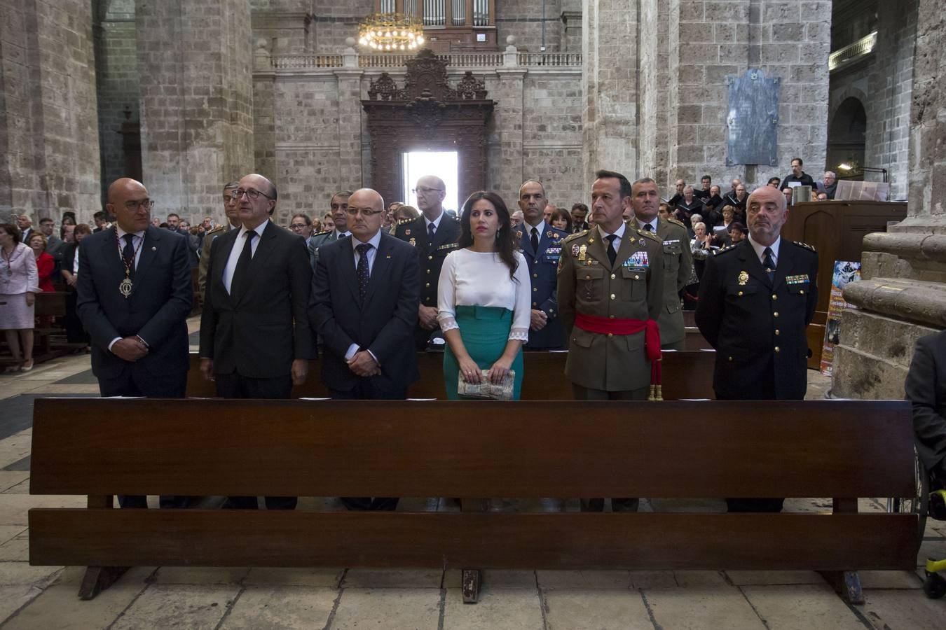 El obispo auxiliar, Luis Argüello, ofició la eucaristía en honor de la patrona