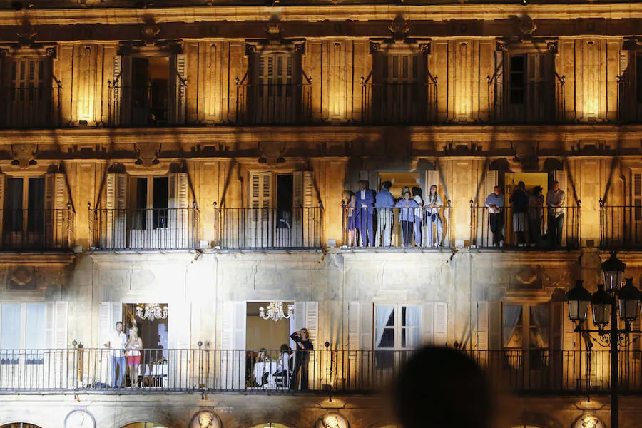 Juan Magán llena la Plaza Mayor de Salamanca