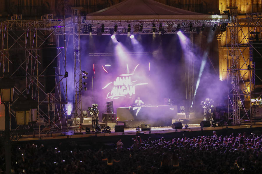 Juan Magán llena la Plaza Mayor de Salamanca