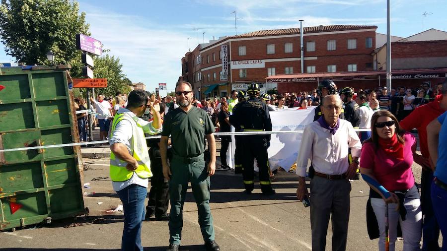 Accidente mortal en las fiestas de Tordesillas