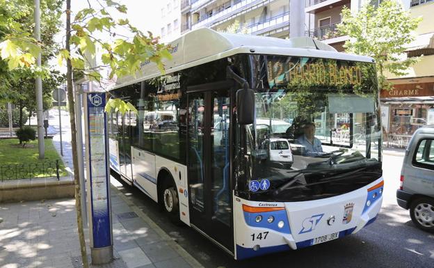 Autobús urbano en Salamanca.