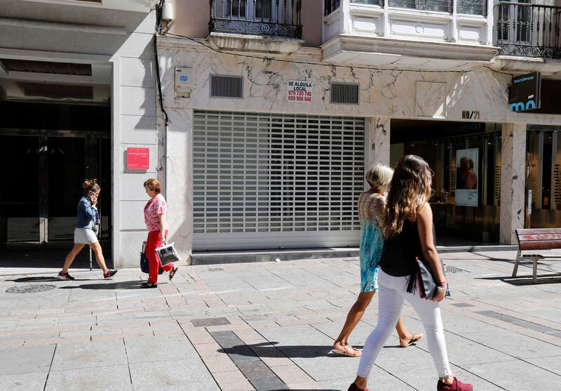 La Calle Mayor de Palencia y sus locales comerciales