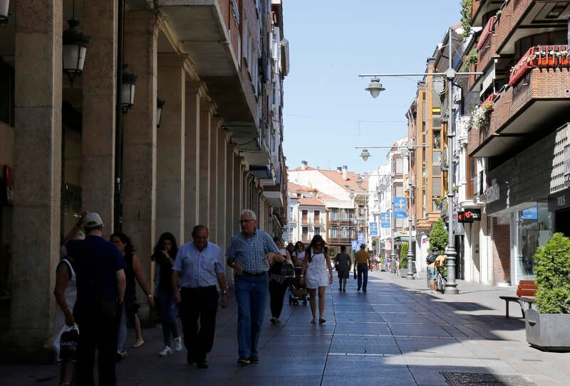 La Calle Mayor de Palencia y sus locales comerciales