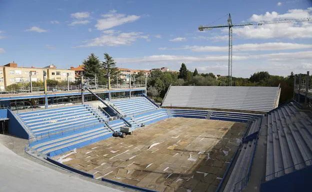 Estado de las obras de ampliación del Pabellón EspañaDuero.