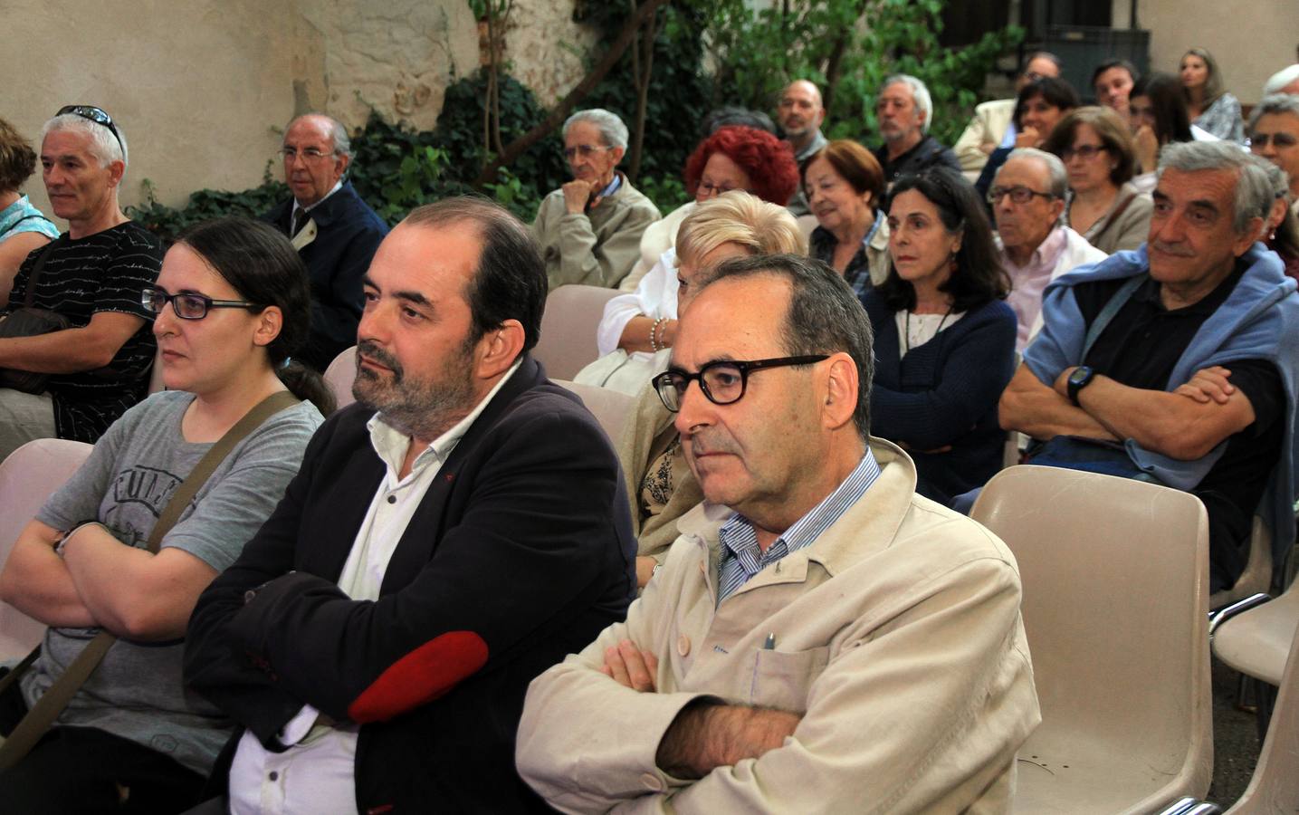 La velada se celebró en el patio de la Casa Museo Antonio Machado