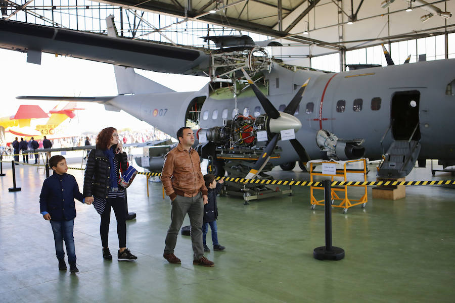 Jornadas de Puertas abiertas en la base aérea de Matacán