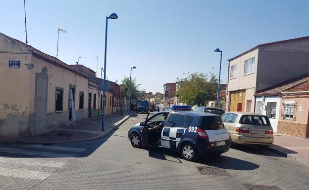 Lugar de los hechos en el Barrio España. 