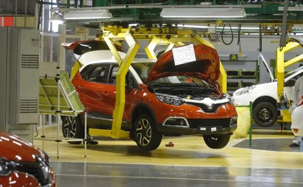 Montaje del modelo Captur en la factoría de Renault. 