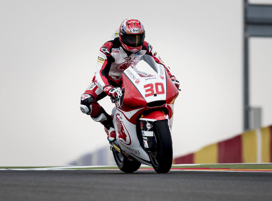 El piloto japonés de Moto2 Takaaki Nakagami.