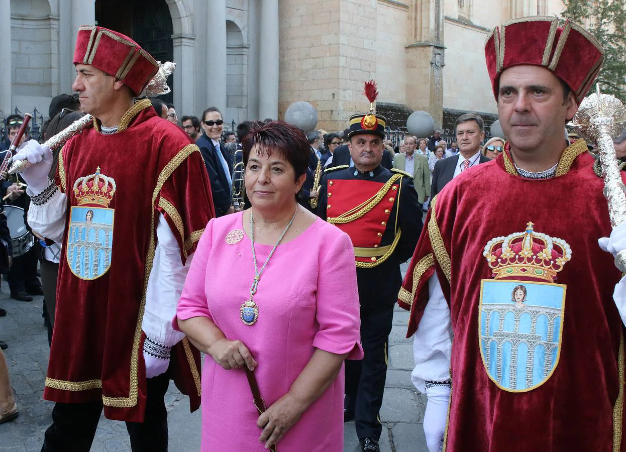 Bajada de la virgen de la Fuencisla a su santuario