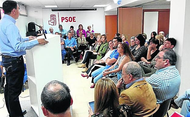 Un momento de la reunión del Comité Provincial de ayer. 