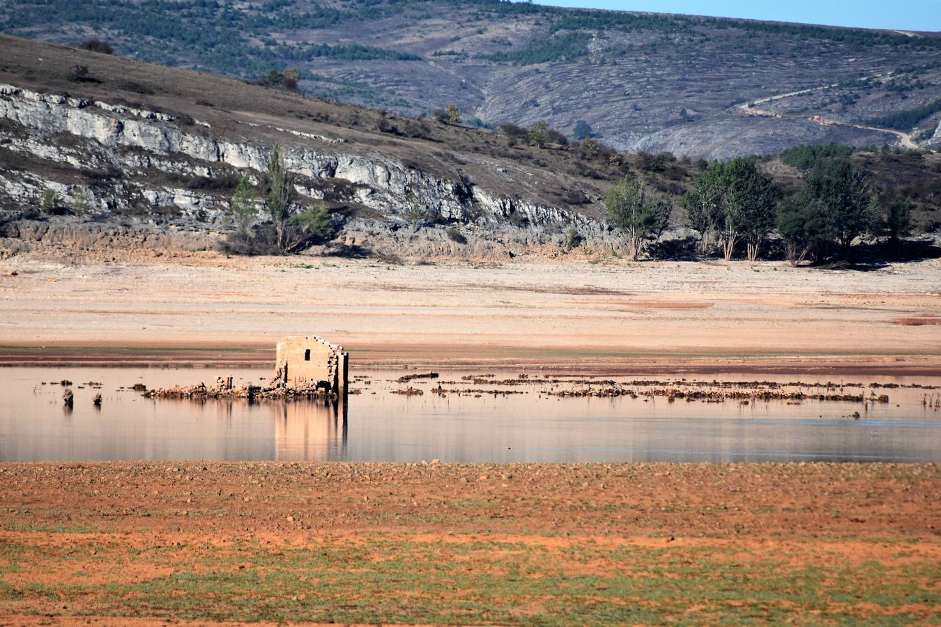 Los pantanos de Palencia sufren las consecuencias de la sequía