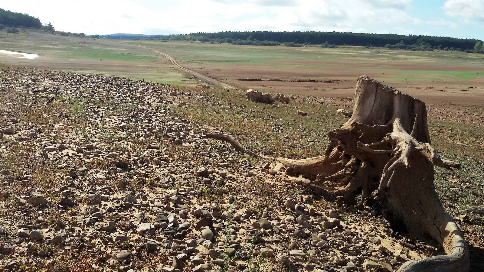 Los pantanos de Palencia sufren las consecuencias de la sequía