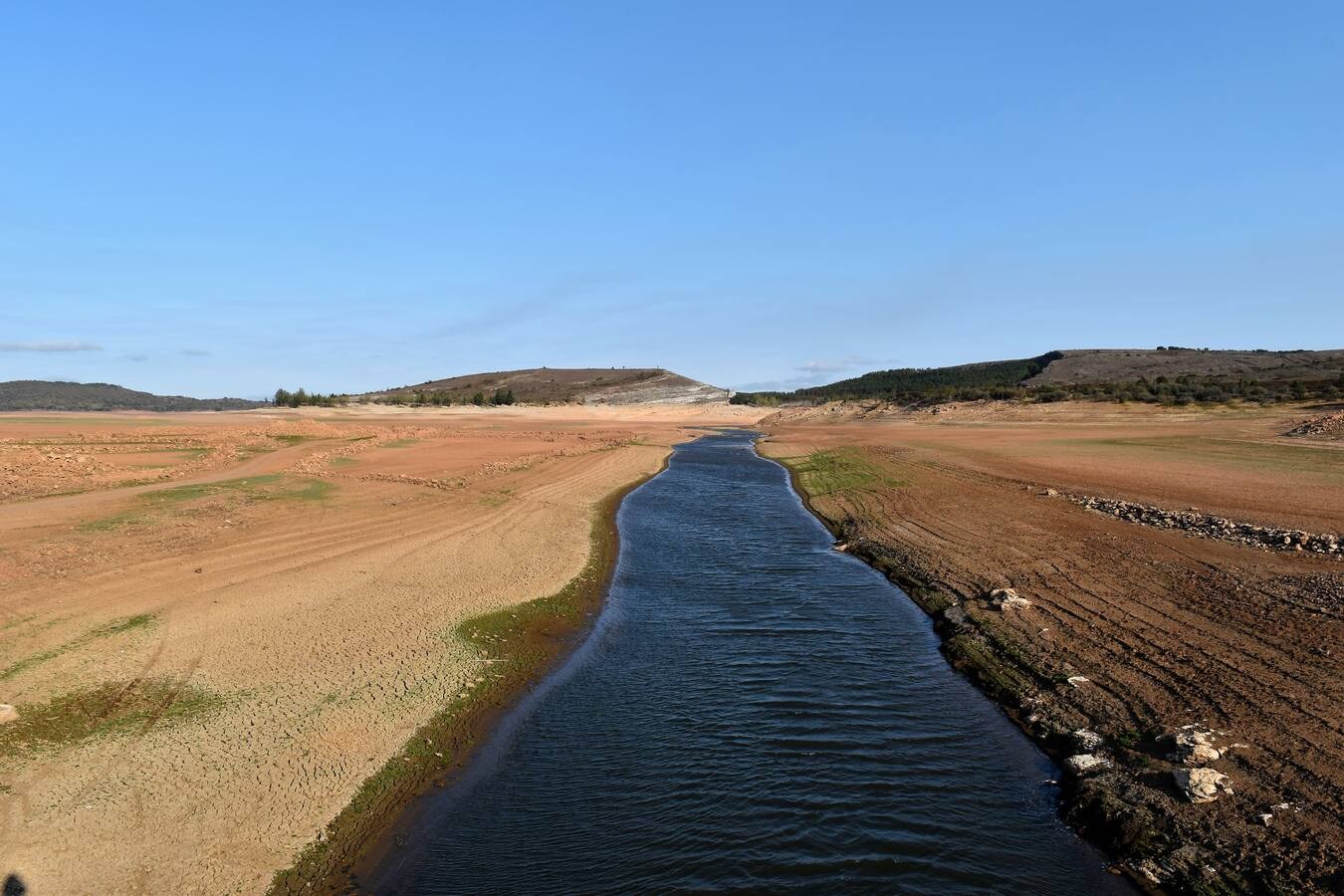 Los pantanos de Palencia sufren las consecuencias de la sequía