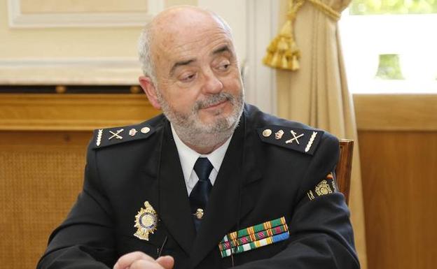 El jefe Superior de la Policía Nacional de Castilla y León, Jorge Zurita, en una imagen de archivo.