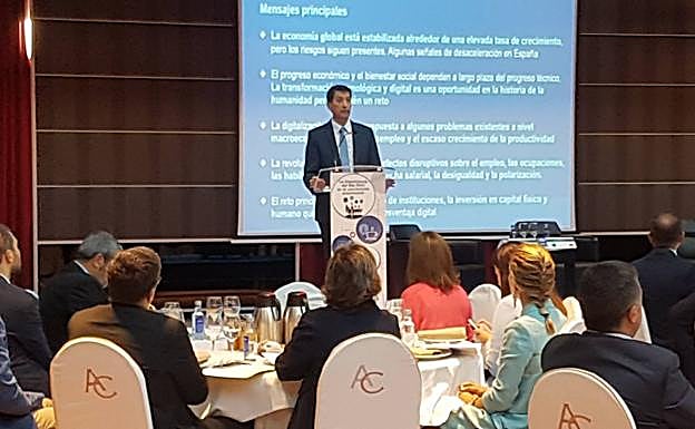 Rafael Doménech durante su intervención.