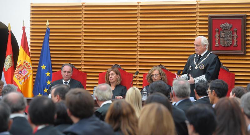 José Luis Concepción, presidente del TSJCyL en la inauguración del año judicial.