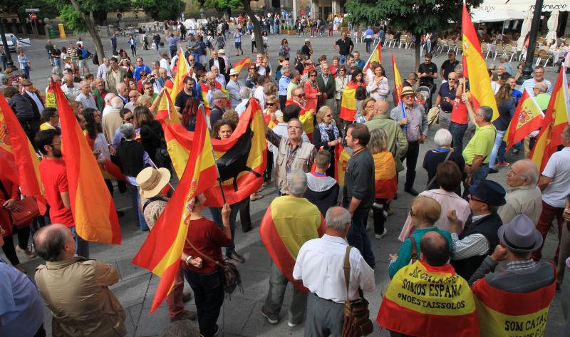 Concentración en Segovia por la unidad de España