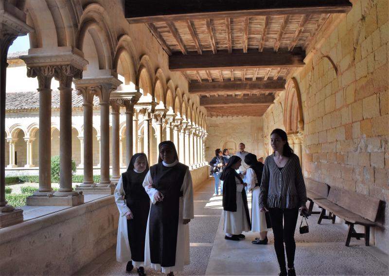 Inauguración del nuevo sistema de visitas guiadas interactivas en el monasterio de San Andrés de Arroyo 