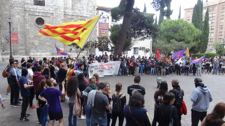 Manifestación en Valladolid por el derecho a decidir en Cataluña