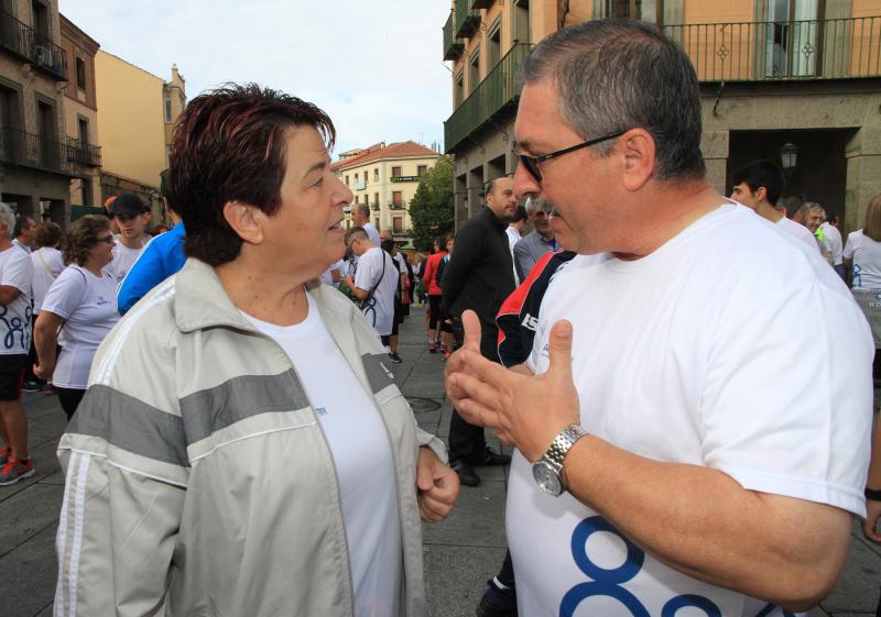 Más de 2.700 caminantes se suman a la Marcha Popular de Apadefim en Segovia