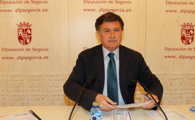 El presidente de la Diputación de Segovia, Francisco Vázquez. 