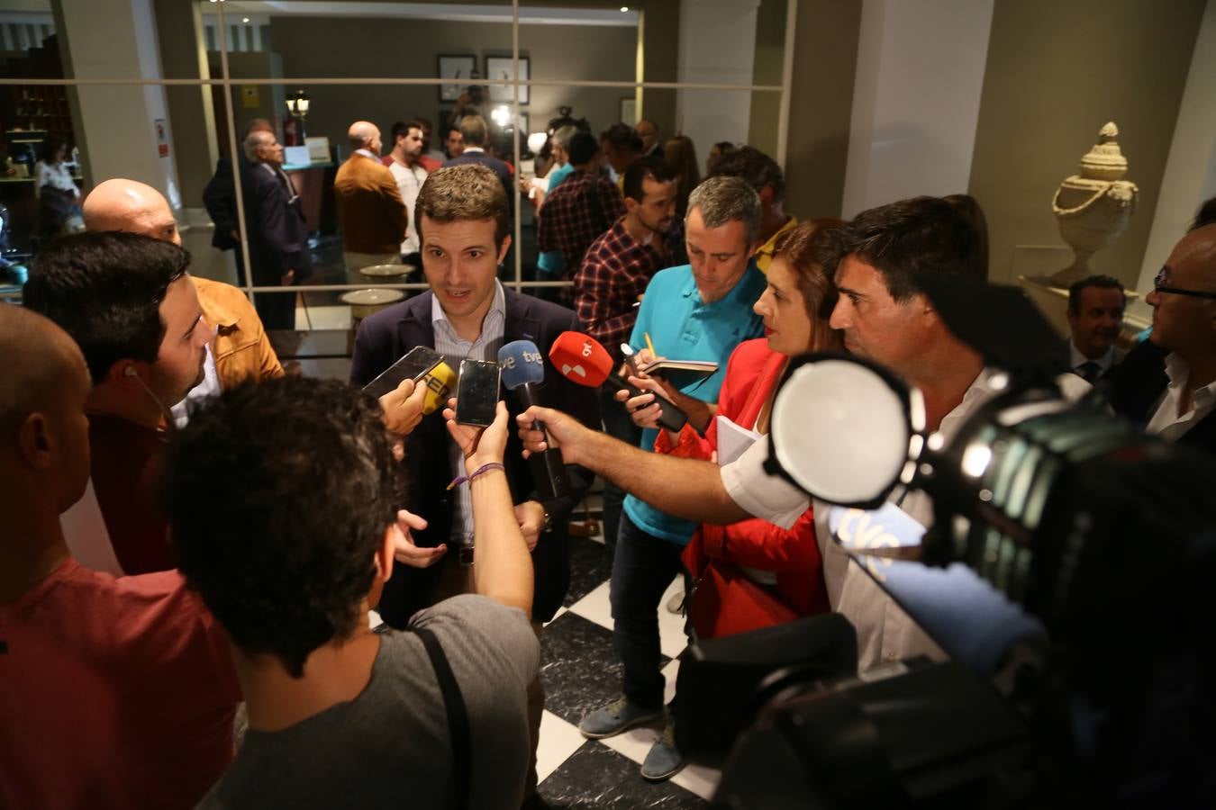 Pablo Casado, en el Club de Opinión Santiago Alba de Valladolid