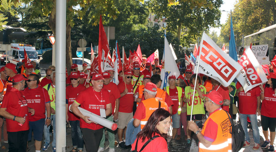 Marcha por las pensiones en Segovia