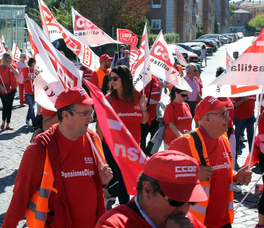 Marcha por las pensiones en Segovia