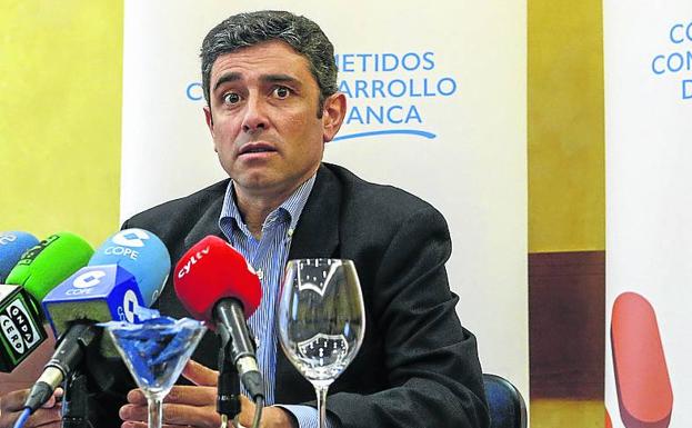 Francisco Bellón, durante la rueda de prensa. 