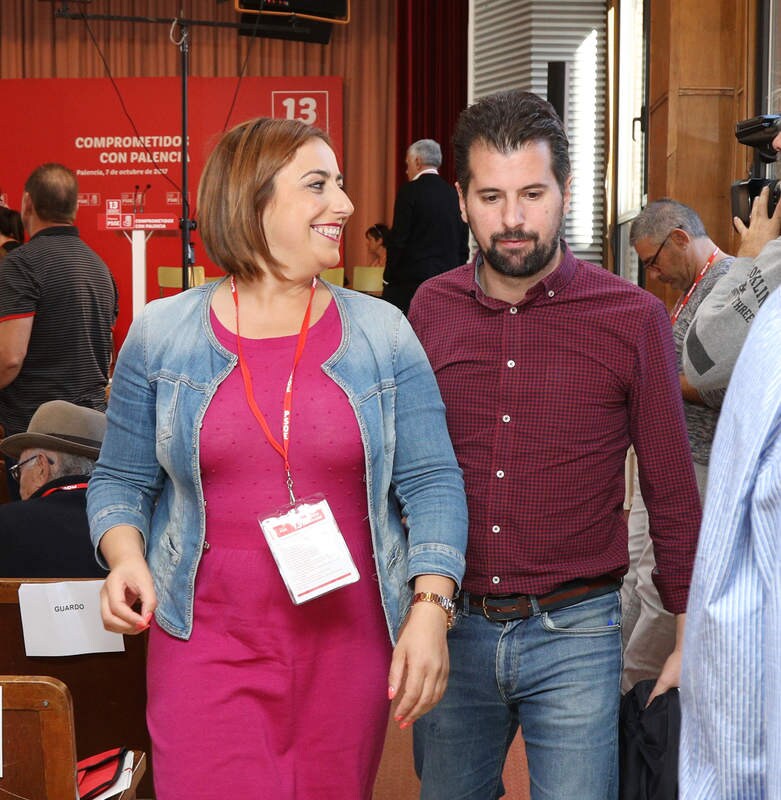 XIII Congreso del PSOE en el salon de actos del colegio público Tello Tellez de Palencia