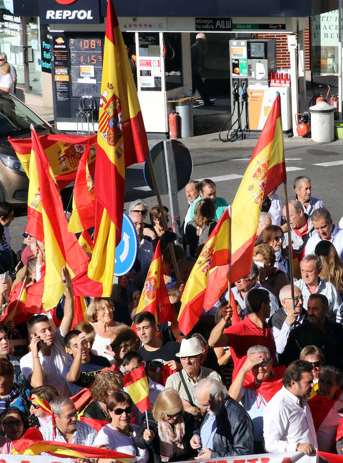 Concentración en apoyo a la Guardia Civil en Segovia