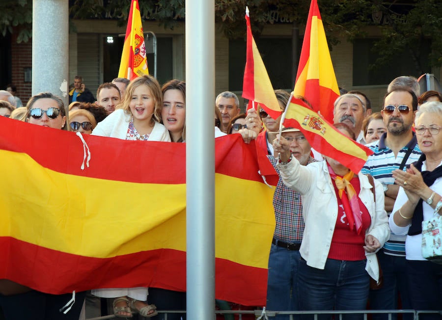 Concentración en apoyo a la Guardia Civil en Segovia