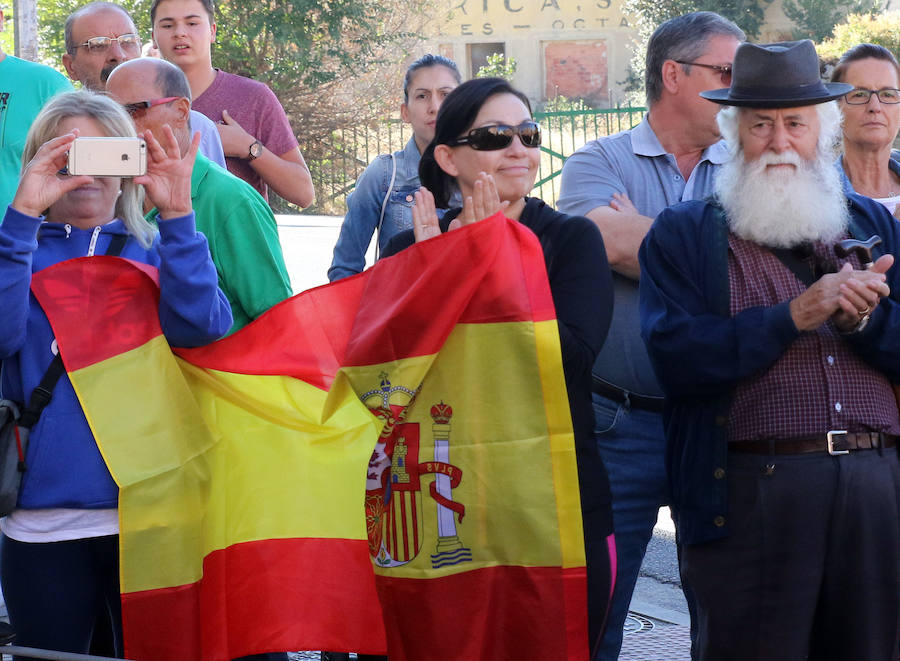 Concentración en apoyo a la Guardia Civil en Segovia