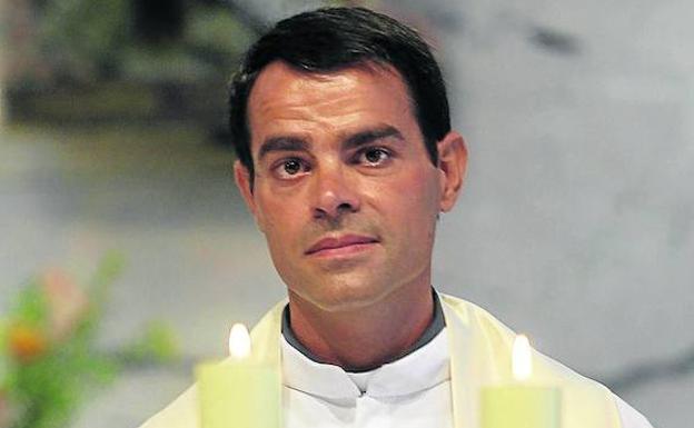 Fernando García, durante su toma de posesión como rector.