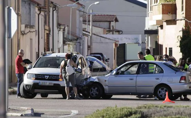 Accidente en Peñafiel