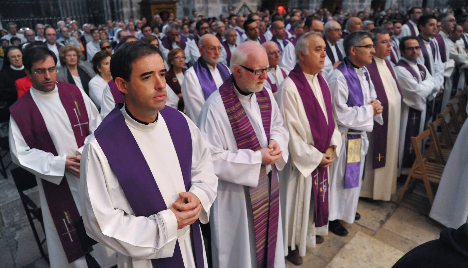 La Catedral acoge el funeral por Fernando García, rector del Seminario de Valladolid