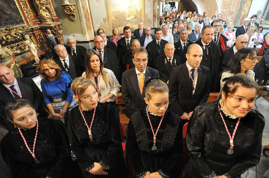 Misa en honor a la Virgen de la Soterraña en Olmedo