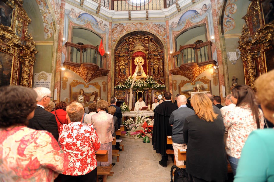 Misa en honor a la Virgen de la Soterraña en Olmedo