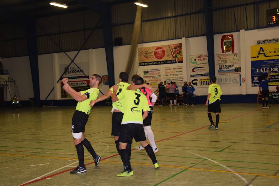 El equipo norteño ganó al equipo de primera división Ribera Navarra (6-4) y se clasificó así para octavos de fina para la copa del rey.