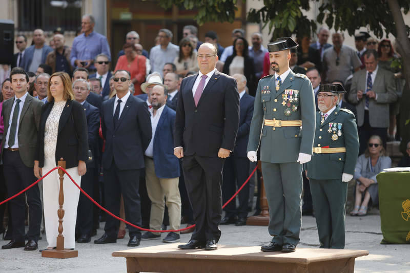 Desfile de la Guardia Civil en la Comandancia de Palencia