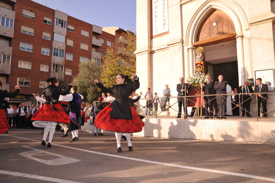 Procesión de la Virgen del Pilar en Valladolid