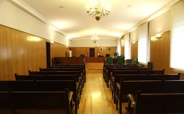 Sala de vistas de la Audiencia Provincial de Valladolid