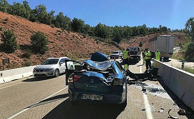 Un accidente en la N-110. 