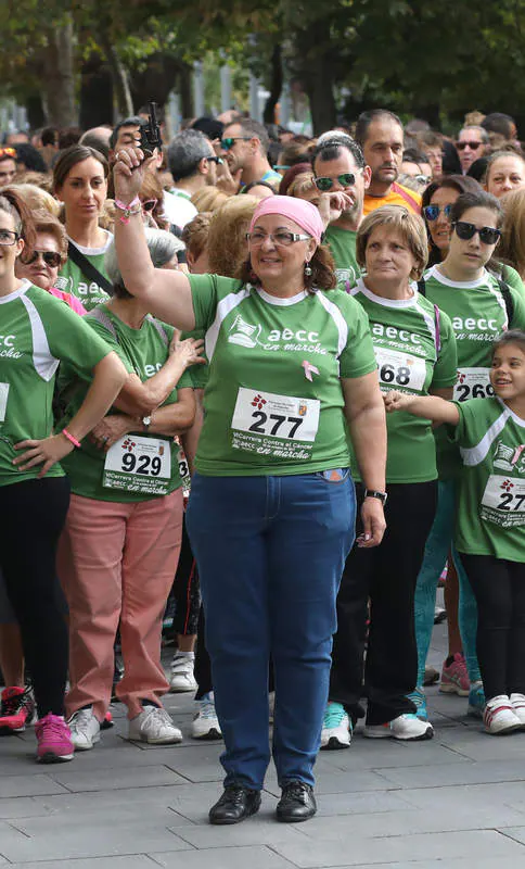 Marcha contra el cáncer en Palencia