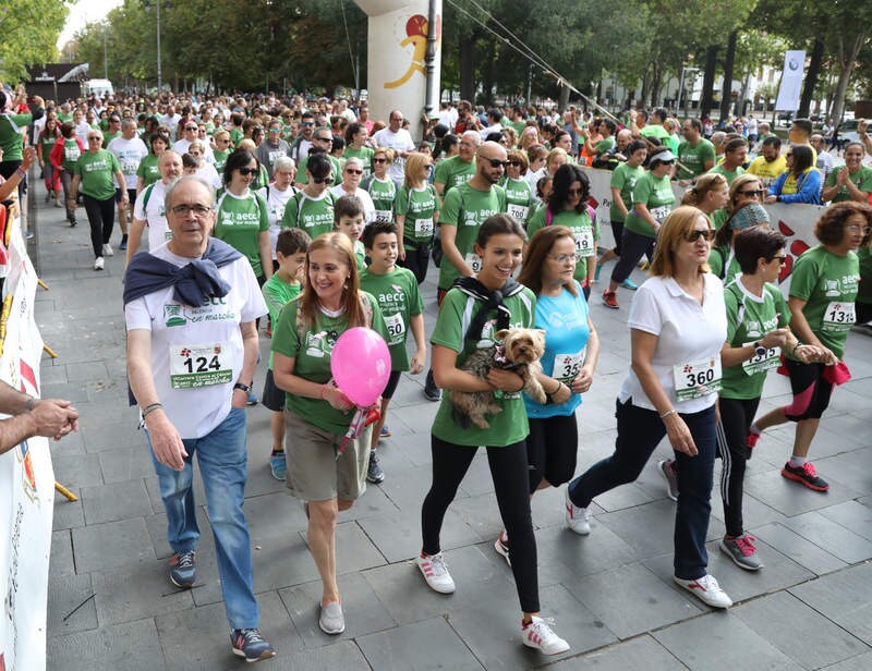 Marcha contra el cáncer en Palencia