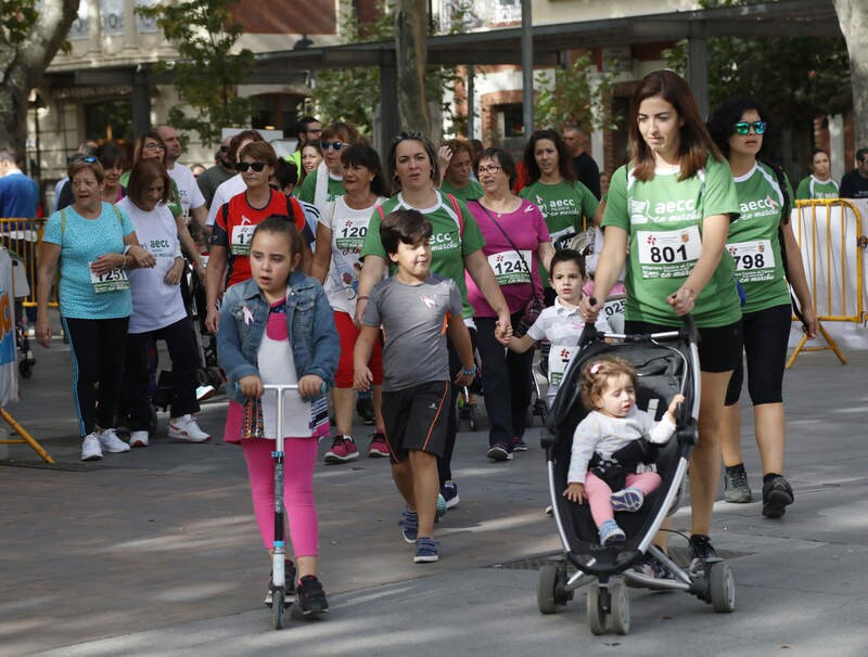 Marcha contra el cáncer en Palencia