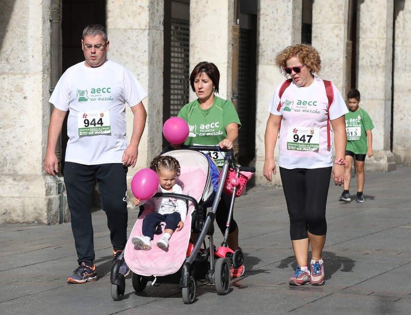 Marcha contra el cáncer en Palencia