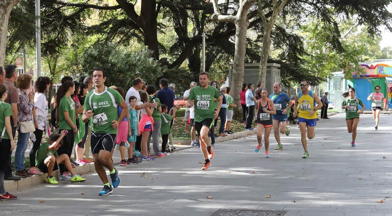 Marcha contra el cáncer en Palencia