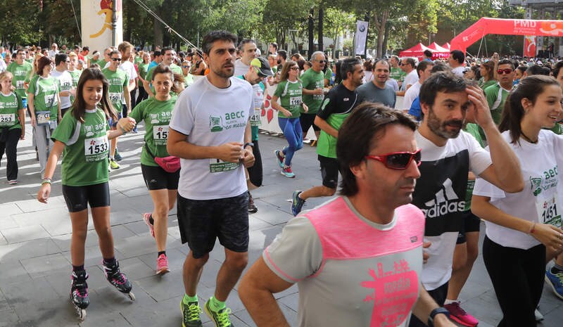 Marcha contra el cáncer en Palencia